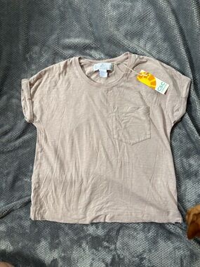 C&C California Short Sleeve Pocket Tee in Taupe
